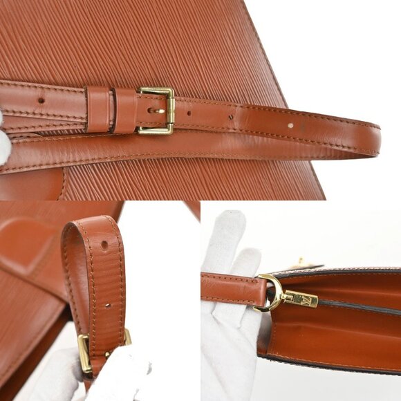 LOUIS VUITTON LV Capucines Shoulder Bag Epi Leather Brown France M52343 80KA705 - Picture 8 of 16